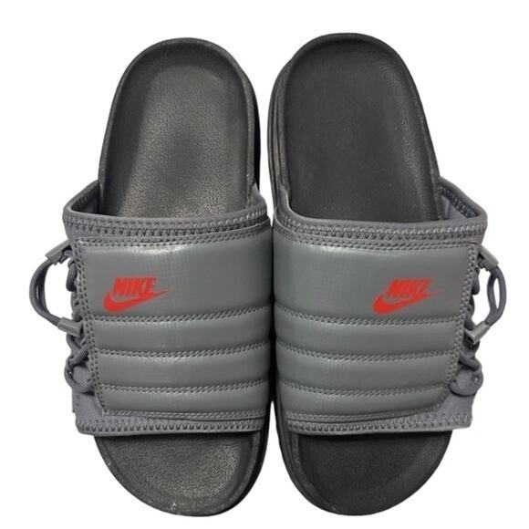 Nike Asuna Slide Sandals Smoke Grey Men Size 7 Women Size 8.5  EU Size 40 - Picture 1 of 8